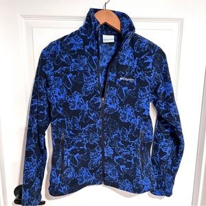 Columbia Navy floral fleece